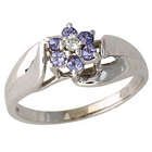 Tanzanite and Diamond Ring