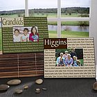 Family Name Custom Picture Frame with Laminate Finish