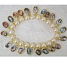 Marian-Saints Pearl Bracelet