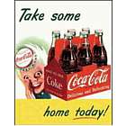 Coke Nostalgia Tin Sign