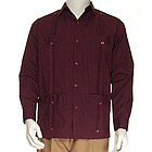 Classic Long Sleeve Guayabera in Poly/Cotton Blend