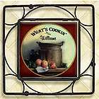 Personalized Ceramic Tile & Wrought Iron Trivet