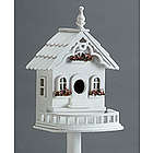 Wood Victorian Birdhouse on Stand
