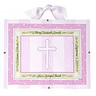 Personalized Baptism/Christening Record - Pink