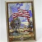 "America the Beautiful" Flag Art Stained Glass