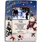 Personalized Christmas Snowman Frame for Daddy