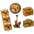 Kitchen Accessory 5-Piece Rooster Set