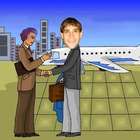 Your Photo In A Business Trip Caricature