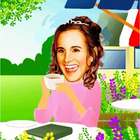 Your Photo in a Tea in the Garden Caricature