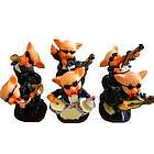 Piglet Musician Figurines