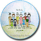 Family Portrait Platter