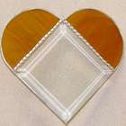 Recycled Glass Heart Suncatcher
