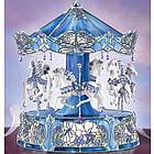 Dream Dancers Tiffany Style Stained Glass Carousel