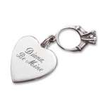 Sterling Silver Diamond Ring and Heart Charm