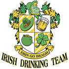 Irish Drinking Team Shield Adult T-Shirt