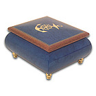 Nautical Theme Inlay on Musical Jewelry Box