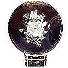 Mom I Love You 3D Laser Etched 3 Inch Crystal Ball