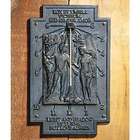 Garden of Love Wall Sundial in Weathered Bronze