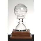 Personalized Crystal Golf Ball Award