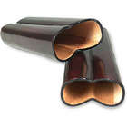 Mahogany Leather Cigar Holder