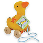 Velour Duck Pull Toy