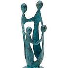 Verdigris Family Sculpture