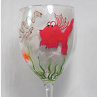 Coral Fish Glass