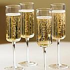 Cheers Champagne Flutes