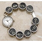 Typewriter Key Wristwatch