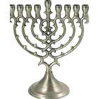 Compact Pewter Hanukkah Menorah