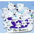 Polar Bears Personalized Family Ornament