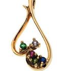 5 Stone Mother's Pendant