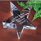 Crystal Star Personalized Paperweight