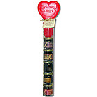 Valentine's Body Frosting Jars with Heart Topper