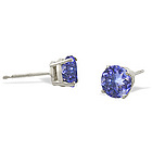 14K Genuine Tanzanite Earrings