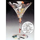 Flip Flops Martini Glass