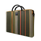 Stripe Cadet Slim Laptop Tote