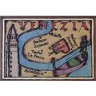 Venice Map Leather Photo Album