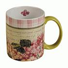 Pink Hydrangea Mug