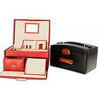 Black Leather Touring Jewelry Case