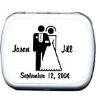 Bride and Groom Wedding Tin Mints