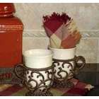 Cups with Metal Holders Set