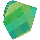 Multi-tone Checked Pattern Jacquard Silk Tie