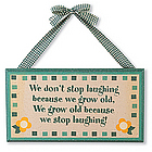 Growing Old Sign