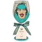 "Queen of Golf" Hand Painted Wine Glass