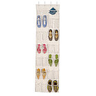 24 Pocket Over the Door Vinyl Shoe Organizer