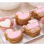 It's A Girl Baby Shower Favor Cookies
