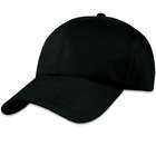 Black Adjustable Baseball Big Hat
