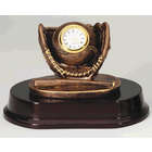 Personalized Baseball Themed Clock Trophy