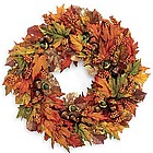 24" Faux Maple Wreath